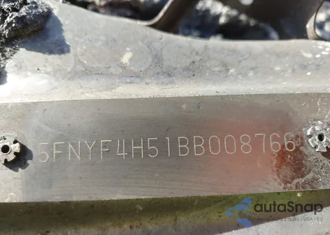 2011 Honda Pilot Ex-L z USA, uszkodzony, nr VIN 5FNYF4H51BB008766